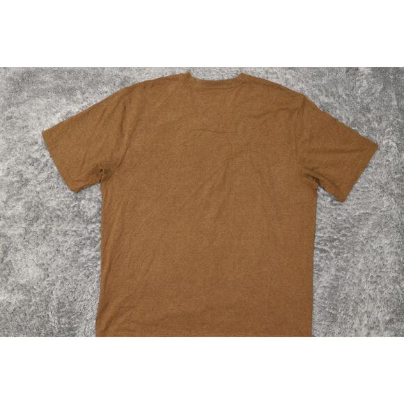 Carhartt Men's 2XL Brown Cotton T-Shirt Short Sleeve Solid Original Fit - Picture 3 of 7